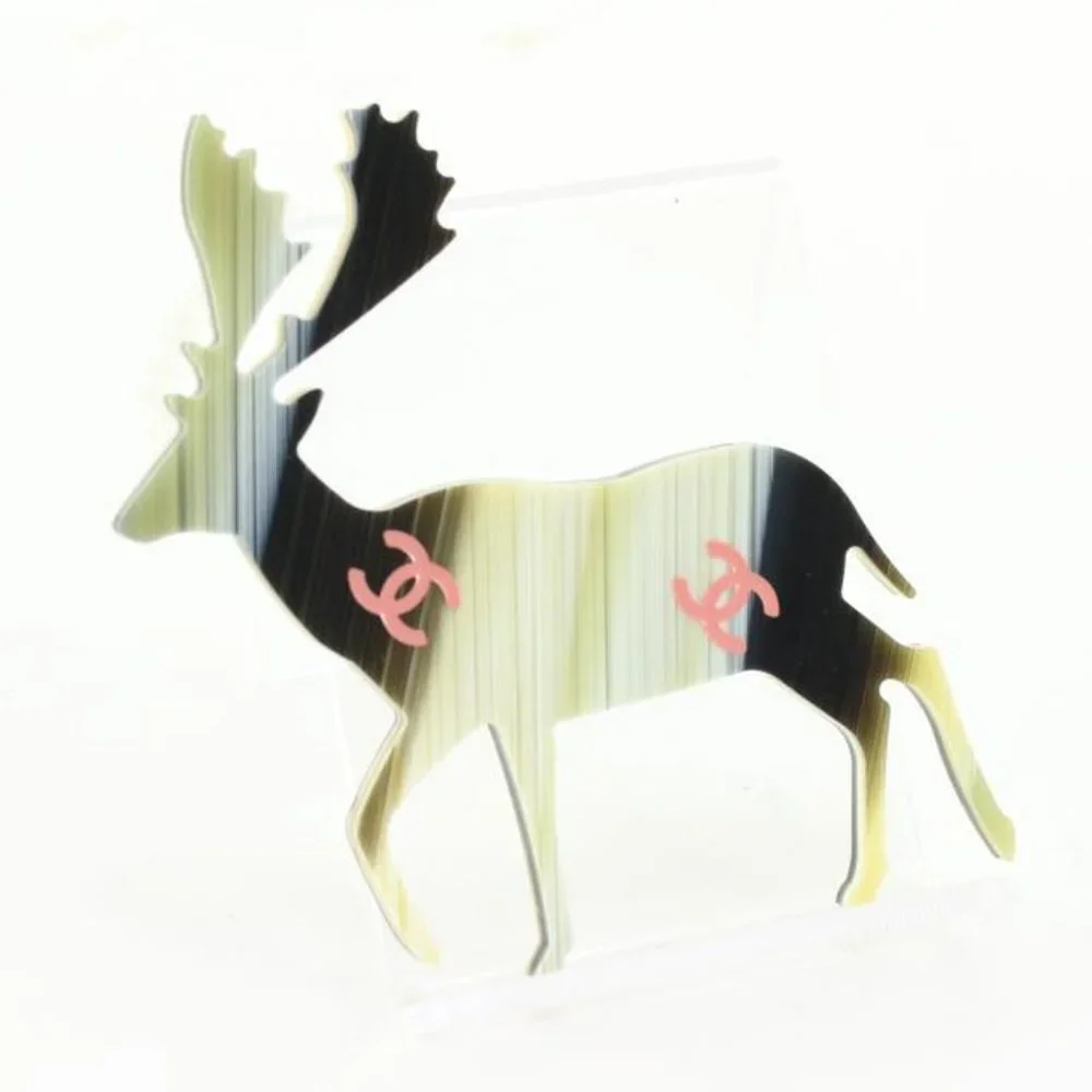 Chanel 01A Reindeer CC Brooch Deer Motif 20ck76s